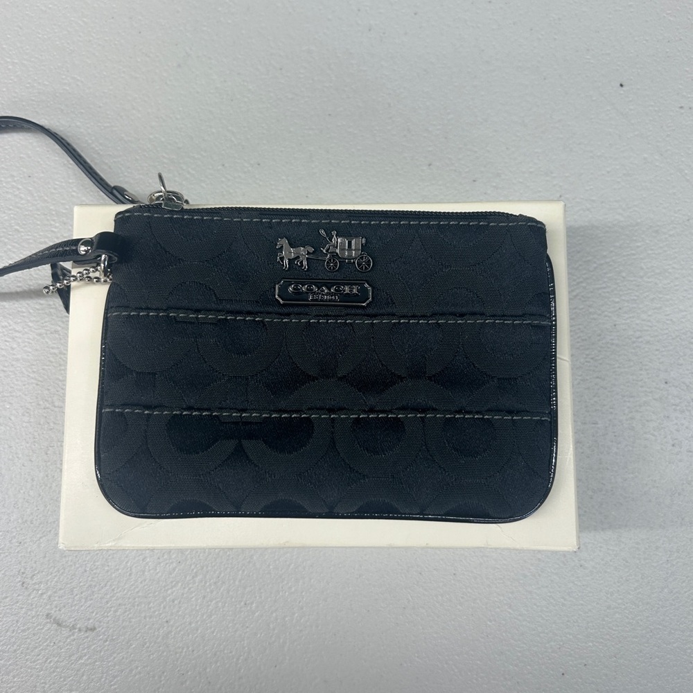 Coach Black Wristlet - Picture 1 of 6